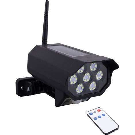 Projecteur solaire LED 2W avec détecteur de mouvement, noir, réglable, ANON Struhm (1/2)
