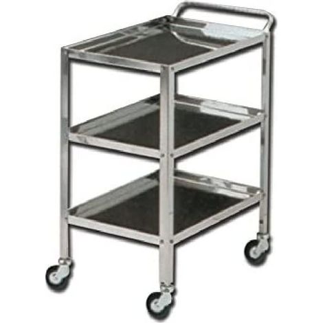 GIMA 27431 Ter Carrello con 3 Ripiani, 70 cm L x 50 cm W x 82 cm H