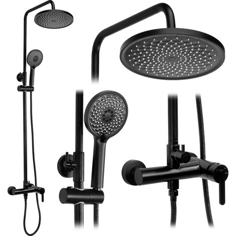 Juego De Ducha Rea Ontario Black (1/3)