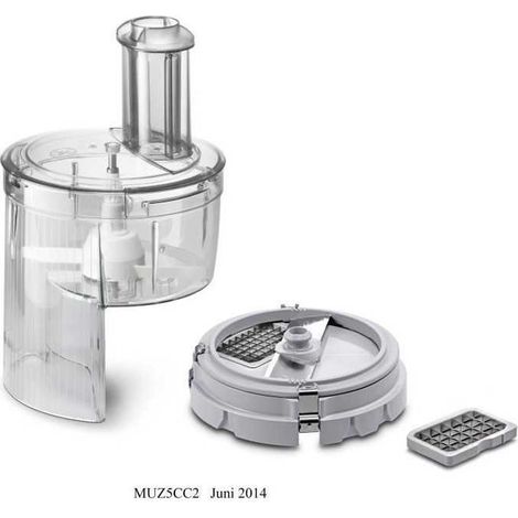 Découpe-dés - BOSCH - MUZ5CC2 - Pour fruits, légumes, fromage et viande - Compatible avec MUM5 (1/3)