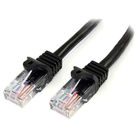 Startech 45PAT5MBK câble ethernet noir 5 mètres (1/2)
