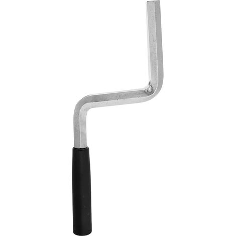 Poignée de porte métallique Healeved Crank Handle 12 mm à hexagone robuste et ergonomique pour