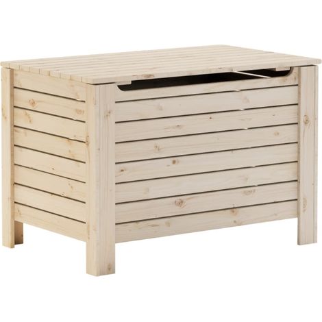Maison Exclusive - Contenitore con Coperchio RANA 80x49x54 cm Legno Massello Pino