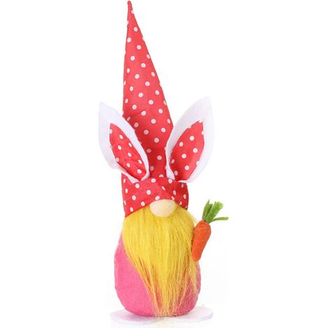 Poupée de Pâques sans visage, lapin, gnome, mignon petit lutin, pour décoration intérieure, accessoires de fête, cadeau pour enfants (1/5)