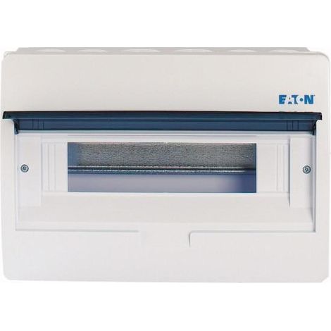 Coffret en saillie IP40 1 rangée 12 modules porte transparente EATON BC-O-1/12-ECO (1/3)