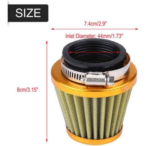 44-mm-Luftfilter für Motorrad, Kart, Buggy, Roller, Moped (1/5)