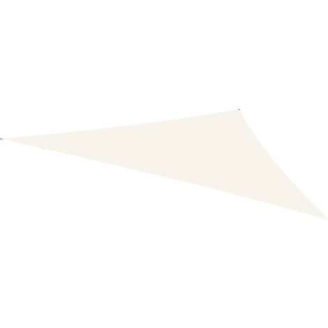Voile d'ombrage Austral triangle ivoire 3,6 x 3,6 x 3,6 m - GARD&ROCK (1/4)