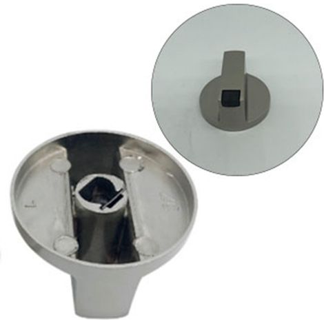 Lot de 8 boutons de cuisinière rotatifs en métal de 6 mm pour plaques de cuisson à gaz, remplacement pour commandes de cuisinières. (1/5)