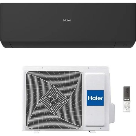 Haier Climatiseur Monosplit Expert Noir 12000 BTU AS35XCAHRA-MB R-32 WI-FI Inclus Classe A+++