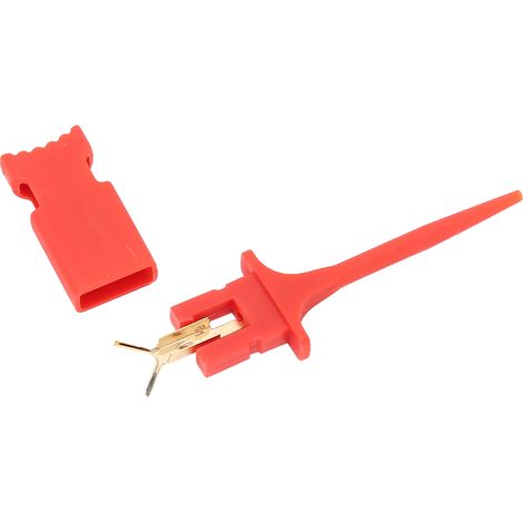 Pince de test mini CI PA pour expériences électroniques, réparation et maintenance (rouge) (1/5)