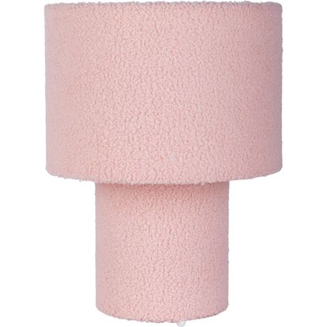 Naeve FLUFFY Lampe de table cylindrique rose 1xE27 (1/5)