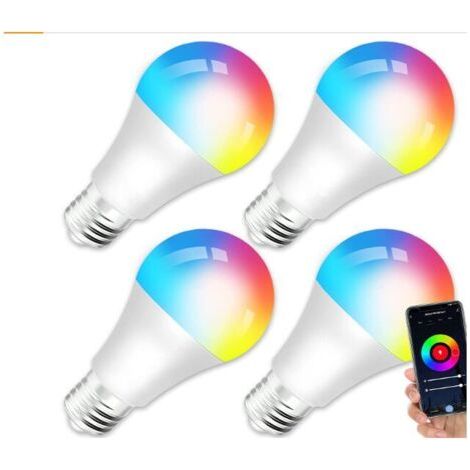 Green Mobility-Ampoule connectée E27 10W RGB – Température de couleur 2000K-4000K – Compatible Alexa/Google Home – Luminosité réglable 1%-100% - 1PCS- (1/5)