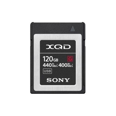 Sony 120 GB (128 GB preformato) 5 schede di memoria flash XQD Tough - Serie G ad alta velocità (440 MB/s in lettura e 400 MB/s in scrittura) - QDG120F (1/5)