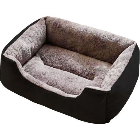 - Bord Surélevé Pour Soutien Tête Et Cou - Fond Antidérapant Respirant - Tissu Daim Agneau Intérieur Et Peluche Courte Extérieure - Lavable En Machine - 1 Pièce
