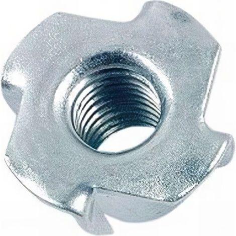 Ecrou à griffes M10 mm mm Zingué - Boite de 100 pcs - Fixtout EGR1002B (1/2)