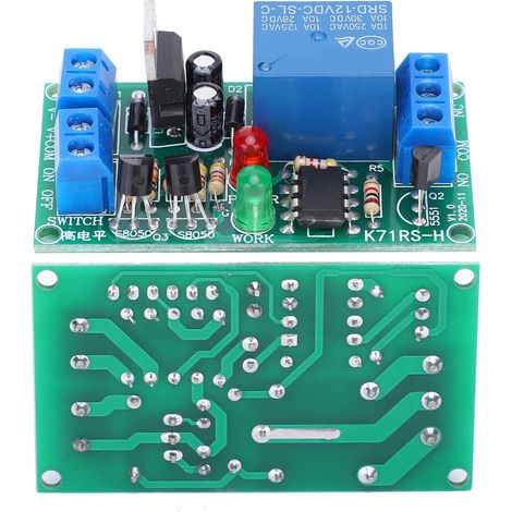 Module Relais 2 Canaux Interrupteur de Commande Carte Électronique K71RSH12V 45mA (1/5)