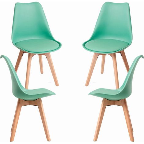 Packs Sillas Comedor - Pack 4 Sillas Synk Basic - Verde Jade