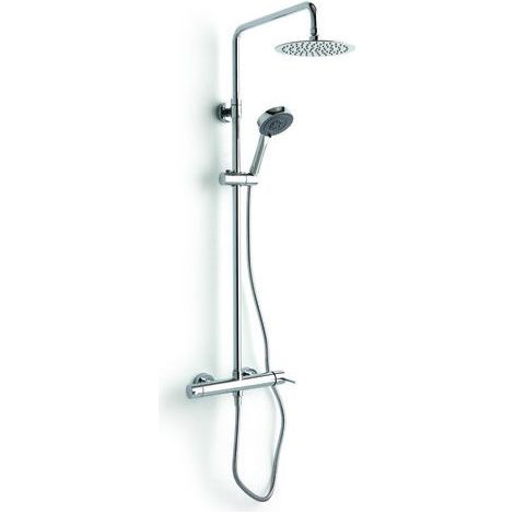 Colonna Doccia Meccanica Tamanaco Serie Tondo SIRENA Soffione Ø20CM Cromo - CD700172SI (1/2)