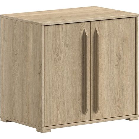 Commode Enfant 2 Portes "Sam" 67cm Chêne