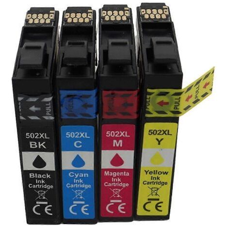 Cartouche d'encre 502XL compatible pour Epson XP-5100, XP-5105, XP-5150, XP-5155 et WF-2860 (1/5)