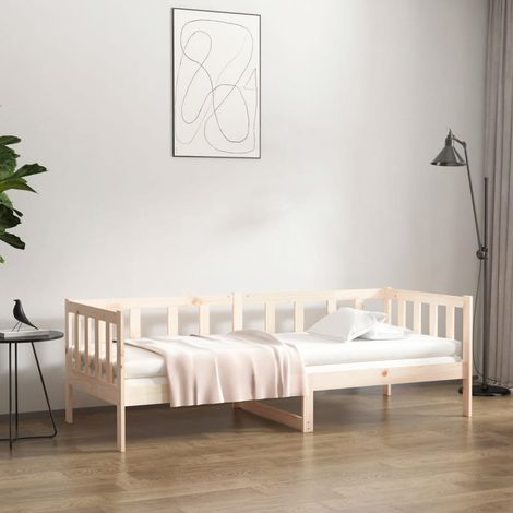 Tagesbett ohne Matratze 80x200 cm Massivholz Kiefer