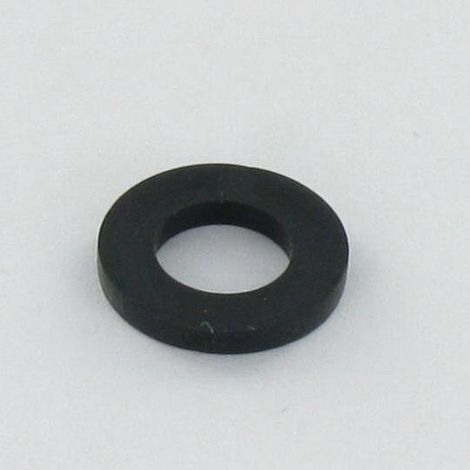 Rondelle Plate nylon noir M5X12X1