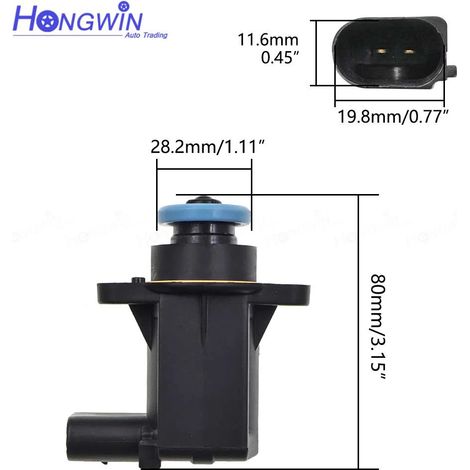 Convient pour la soupape de séparation du turbocompresseur Volkswagen 06F145710G (1/5)