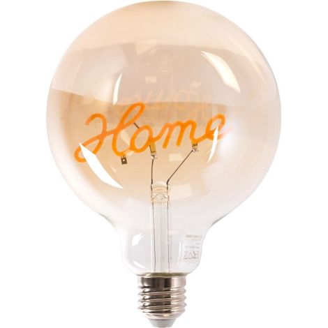 Ampoule filament décorative E27 G125 – 4W 2200K – 200 lumens – Angle 360° pour ambiance chaleureuse – IP20 intérieur (1/5)