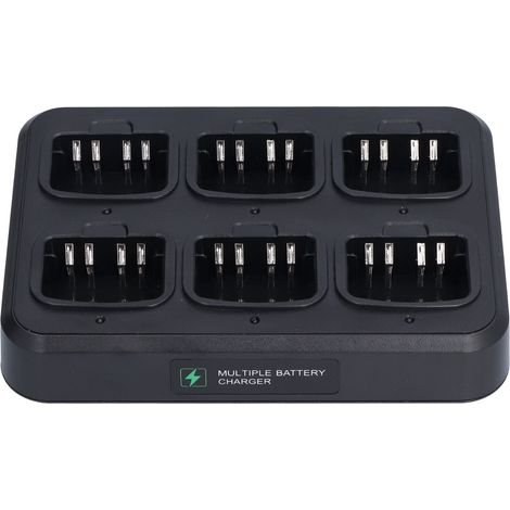 ABS-Walkie-Talkie-Ladegerät, 6-fach-Ladestation für Funkgeräte der Serien WPLN4226A, XIR P8268 und DP, EU-Stecker (1/5)