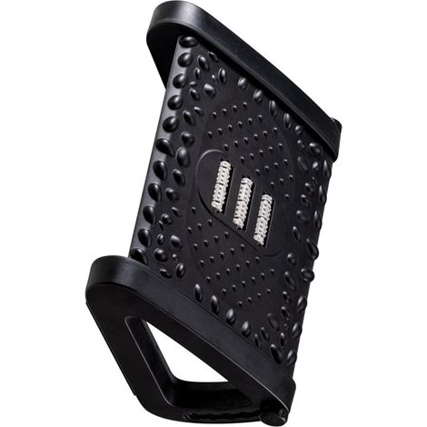 Repose-pieds ergonomique multifonction ajustable avec rouleau massant - Tabouret de nursing robuste en plastique pour bureau et toilette [Support pour pieds] (1/3)