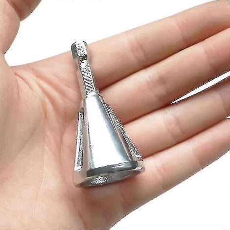 Barre de perçage pour ébavurage externe Lloy, outil de polissage et d'élimination des bavures, chanfrein hexagonal (argent) (1 pièce) (1/5)