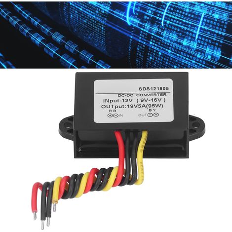 GYVRM-SDS121905, 12V auf 19V Stromwandler für Autos, 12V auf 19V Stromwandlungsmodul für Laptops. (1/5)