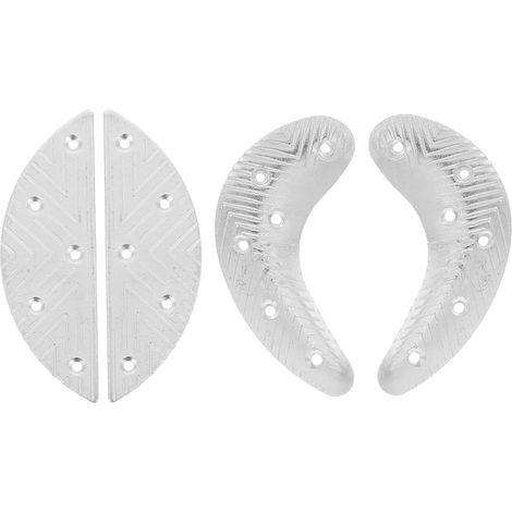 Ipetboom Lot de 2 paires plaques renfort en fer pour semelles (1/5)