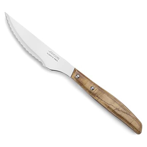 Coltello da bistecca per arrosti, legno chiaro, FOREST, lunghezza 110/220 mm (1/4)