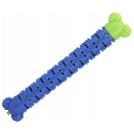 Juguete masticable de silicona para perros: cepillo de dientes con forma de hueso, masticable suave XXL. (1/5)