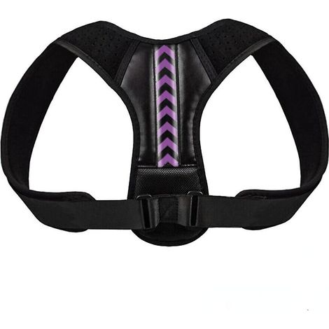 Ceinture correctrice de posture ajustable pour le dos et les épaules, soutien de la clavicule et de la colonne vertébrale, remodelage du corps, pour la maison, le bureau ou le sport, support pour le h (1/4)