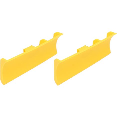 2 pièces Chaussures de Déneigeuse Accessoires Ornements de Chaussure Classiques Fixation pour Intérieur Extérieur Jaune (1/5)