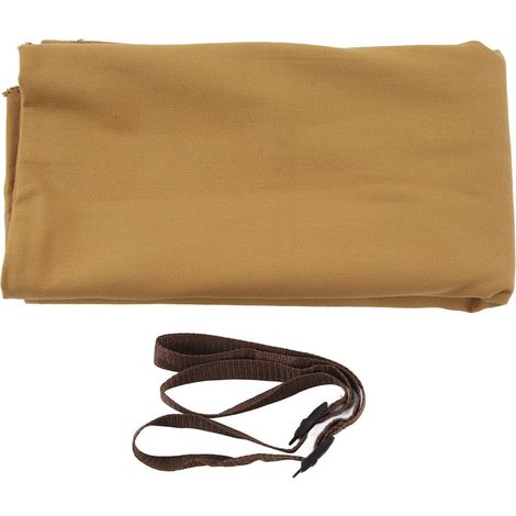 Couverture de pique-nique imperméable pliable pour extérieur et plage, couleur caramel, 151x147 cm (1/5)