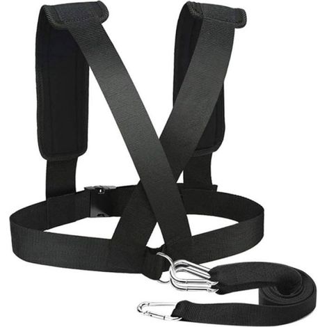 Ceinture d'entraînement Anti-résistance Aide à la Course Pratique de la Vitesse Ceinture de Traction Sports Portant Poids Exercice (1/2)