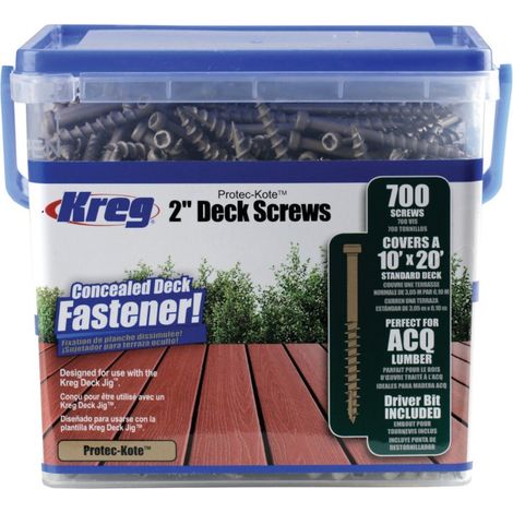 KREG Protec-Kote Terrassenschrauben SDK-C2W-700 rost- korrosionsbeständig