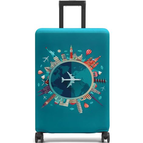 Housse de protection pour bagages de voyage, en polyester, pour protéger vos affaires pendant le transport.-AquaForge (1/5)