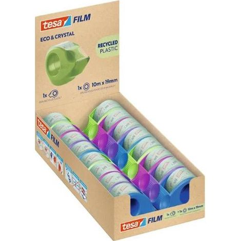 Cinta adhesiva tesa eco & crystal 10 m 19 mm transparente (1/3)