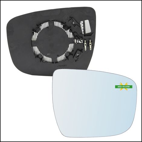 Piastra specchio retrovisore termica lato dx-passeggero per nissan juke i (f15) (1/3)