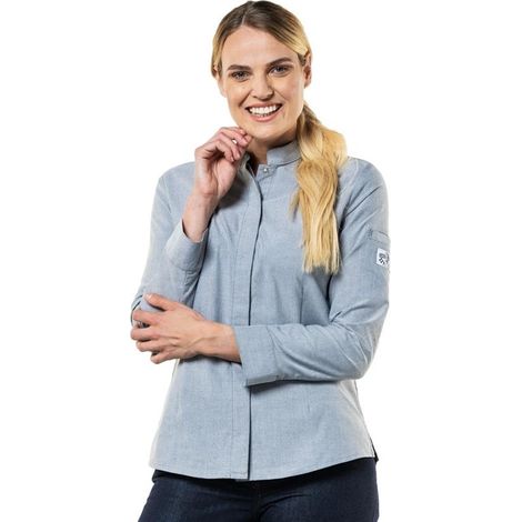 Veste de Cuisine Femme Grise Nordic Taille L - Chaud Devant