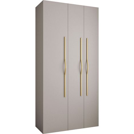 Armario Hartford 563, Cachemira, 246x120x52cm, Puertas de armario: Con bisagras, Número de estantes: 6 (1/5)