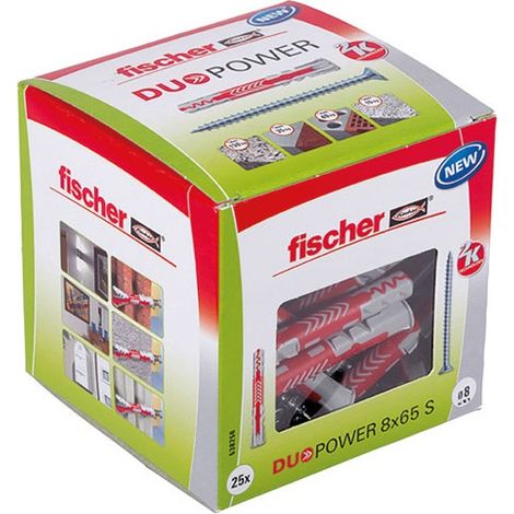 Ancorante Duopower 8x65 con Viti X 25 Pezzi - Fischer