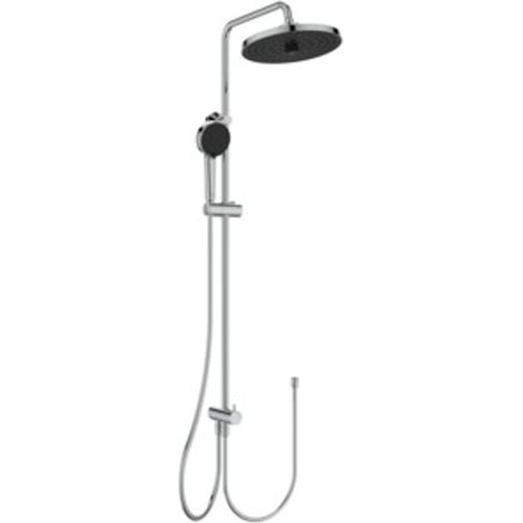 Ideal Standard Sistema de ducha Ceraflow 25+ s.Grifo con 2F-Teleducha y 2F-Rociador Cromado, BD747AA