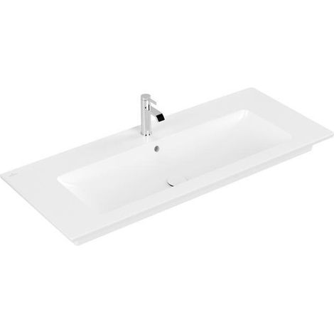 WC rectangulaire VB SchrankWT Venticello 1200x500mm 1HL avec trop-plein. Blanc pierre cplus