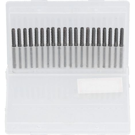 Ortviai Fraise à métaux en carbure de tungstène A0313M03 3 mm – 20 pièces pour bois, acier, inox et marbre (1/5)