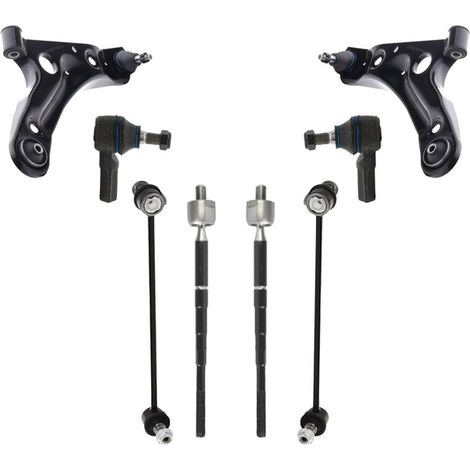 KIT BRACCIO OSCILLANTE 8 PEZZI COMPATIBILE CON SUZUKI ALTO VII (GF, HA25, HA35) 1.0 (A / Kit Sospensione Completo OE/OEM / Bracci Oscillanti + Testine Sterzo / Sostituzione Diretta OEM